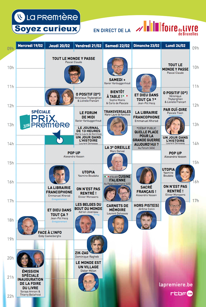 La Première à la Foire du Livre de Bruxelles