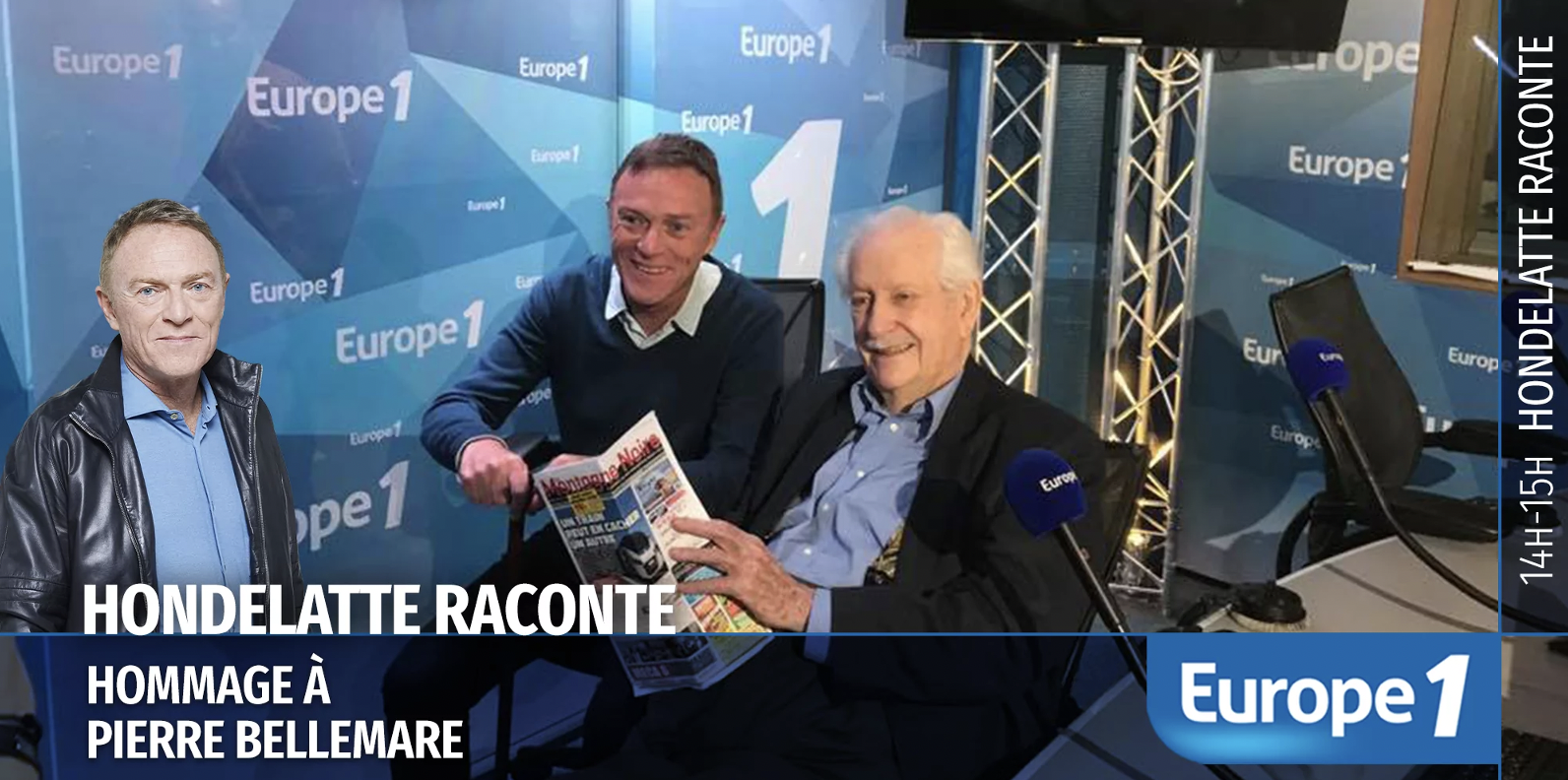 Christophe Hondelatte rend hommage à Pierre Bellemare