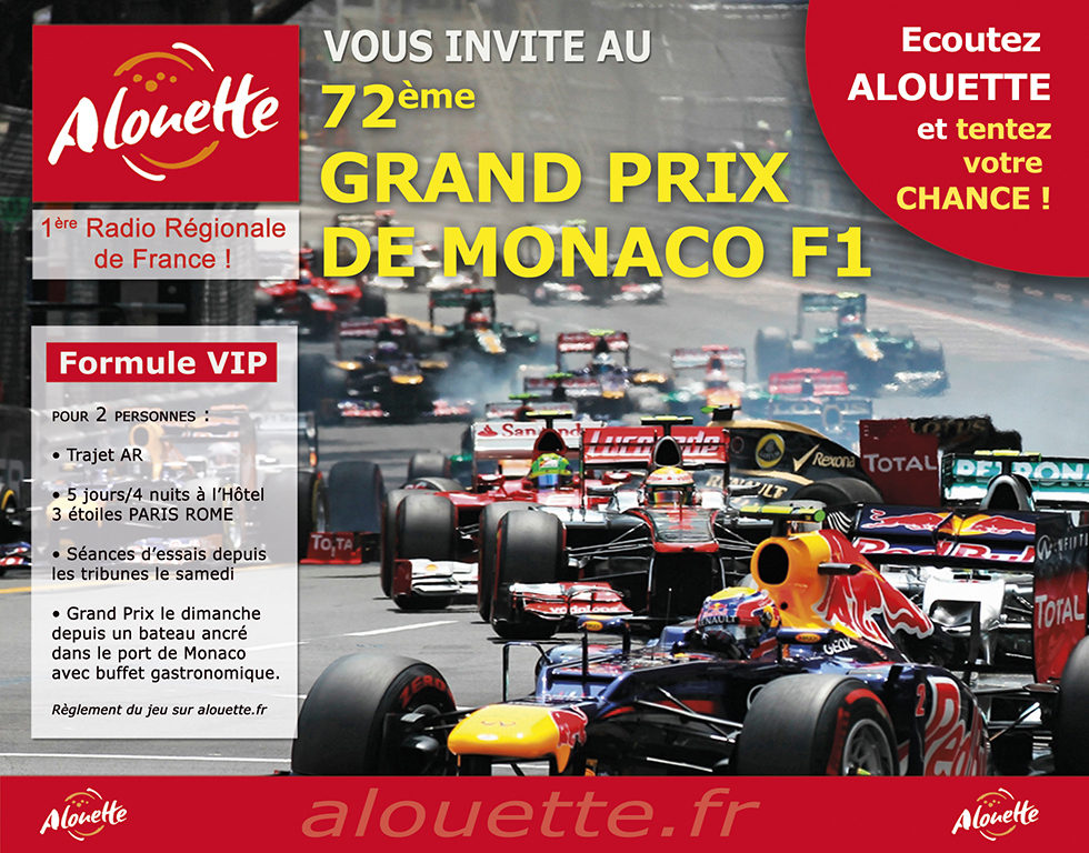 Alouette offre le GP de Monaco