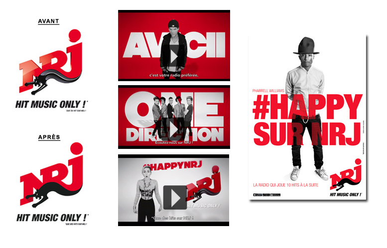 NRJ relifte son logo... en grande pompes