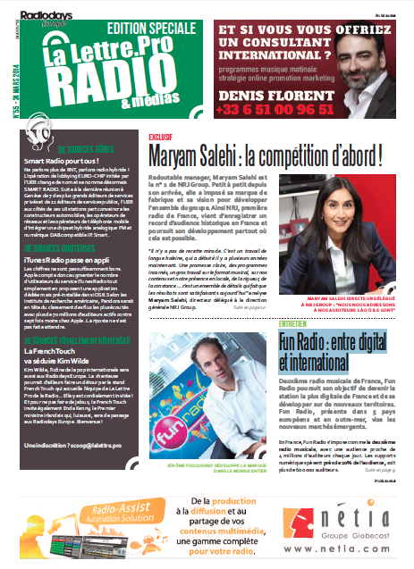 La Lettre Pro de la Radio : découvrez le n° 55 