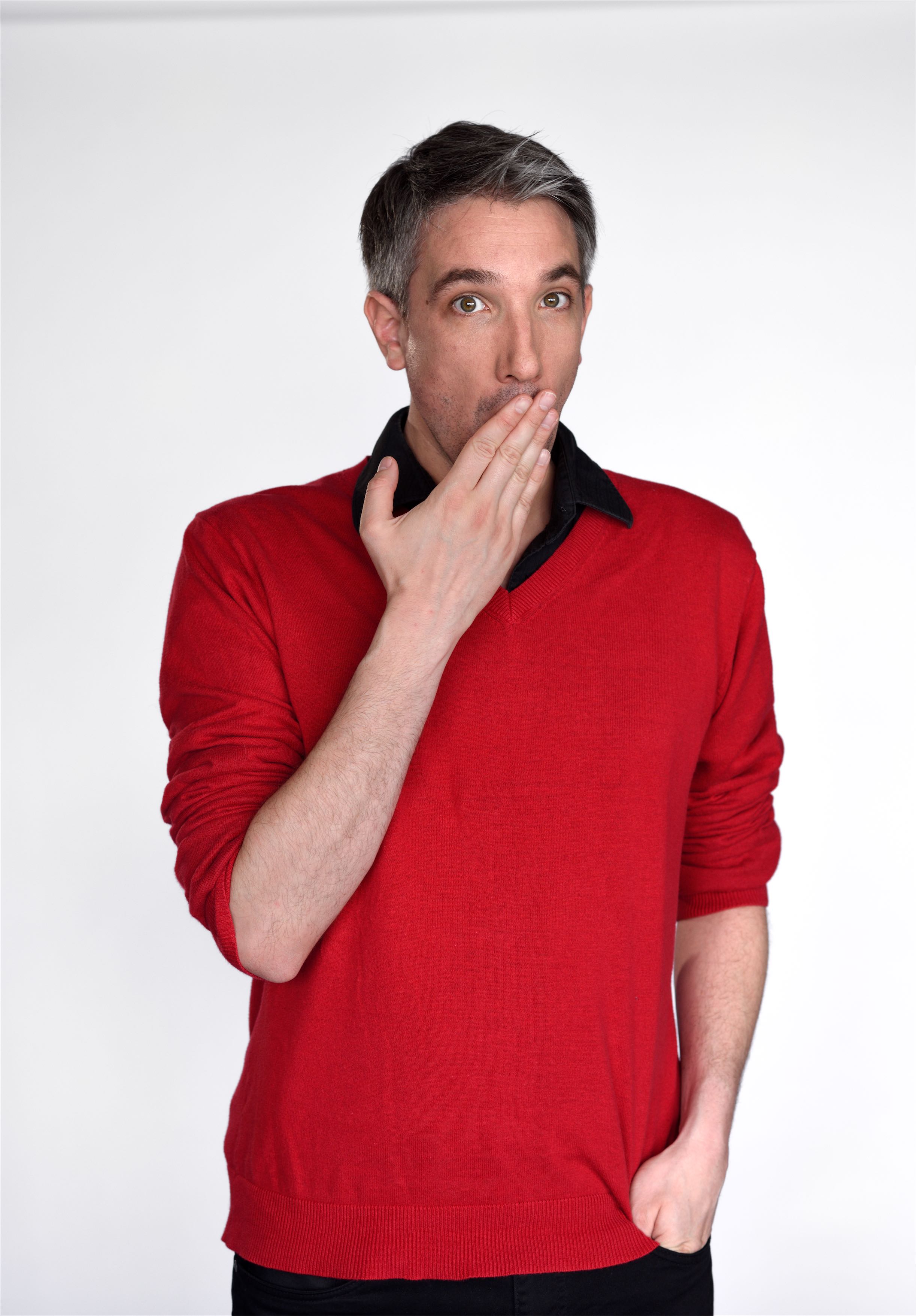 Guillaume Meurice, du lundi au jeudi dans Par Jupiter ! sur France Inter. © Christophe Abramowitz.