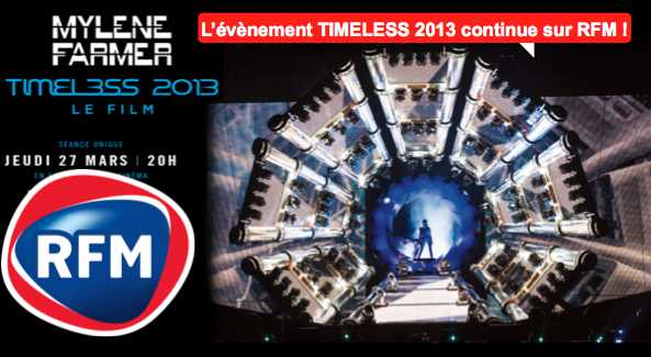 RFM s'associe à "Timeless 2013 Le Film"