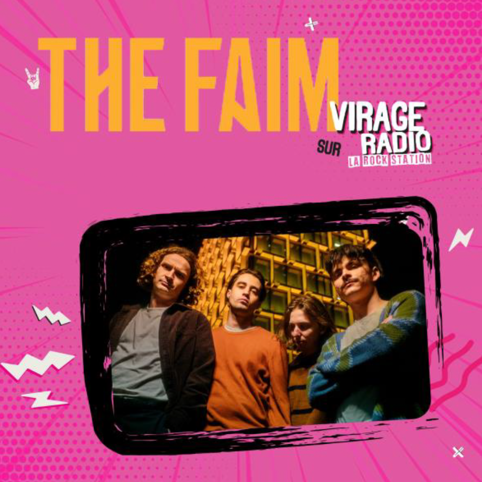 The Faim dans les studios de Virage Radio 