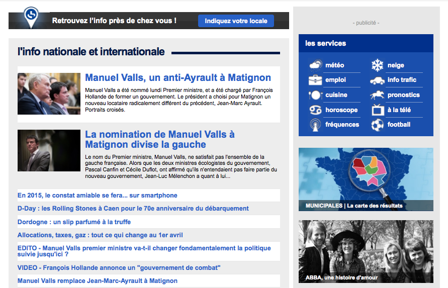 Un Poisson d'avril caché sur francebleu.fr