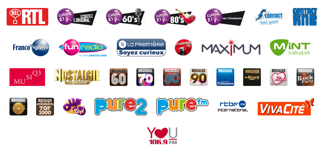 Les radios qui seront prochainementdisponibles sur maradio.fr