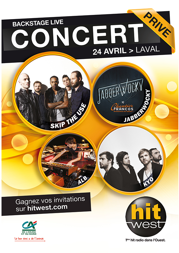 Hit West : "Backstage Live" à Laval le 24 avril