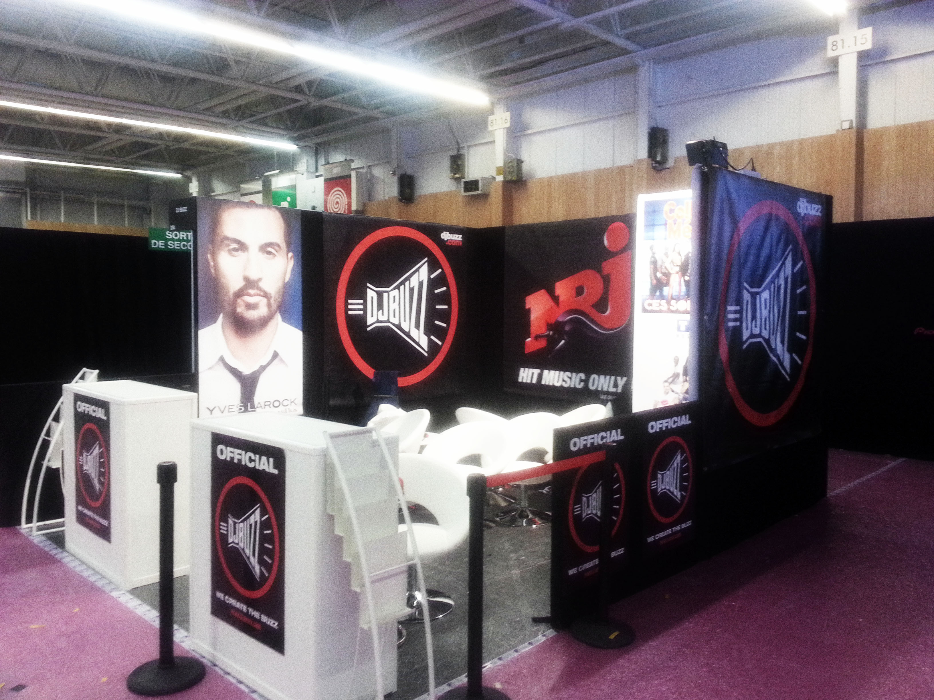 Le stand de DJBuzz au salon MixMove/Discom jusqu'à ce soir