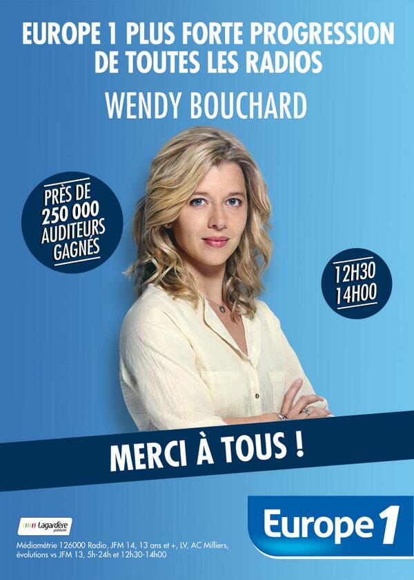 Audience : Europe 1 le fait savoir