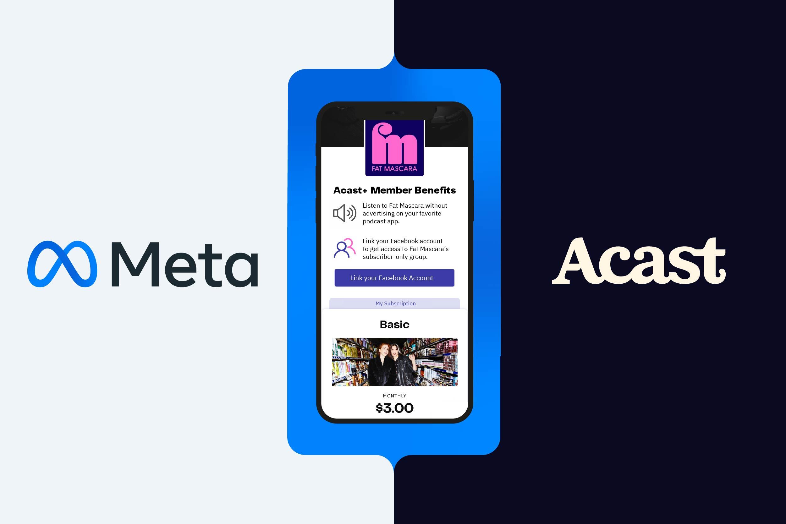 Acast annonce une nouvelle intégration avec Meta
