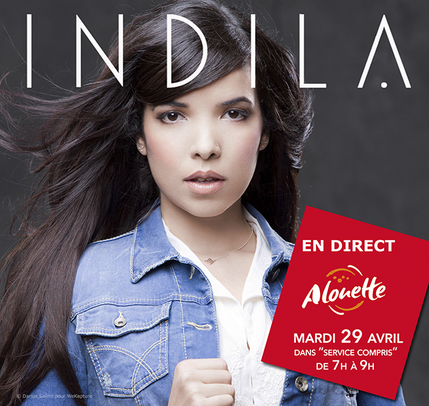 Alouette reçoit la chanteuse Indila