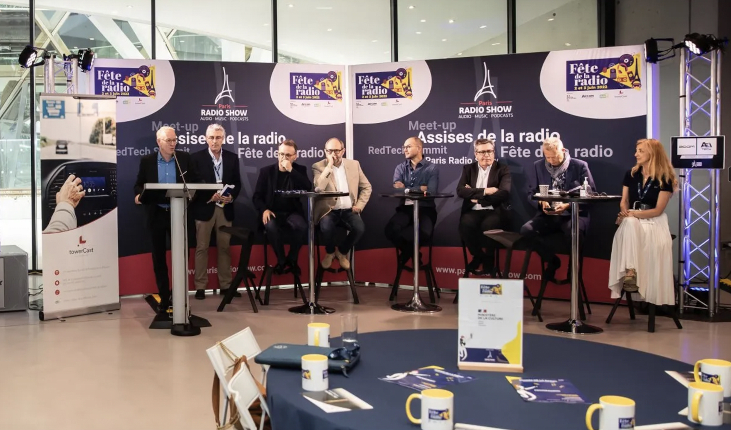 Le DAB+ était l'un des sujets abordés lors des Assises de la Radio avec Hervé Godechot, qui a fait le point sur le déploiement de cette technologie. © Linda Viksna.