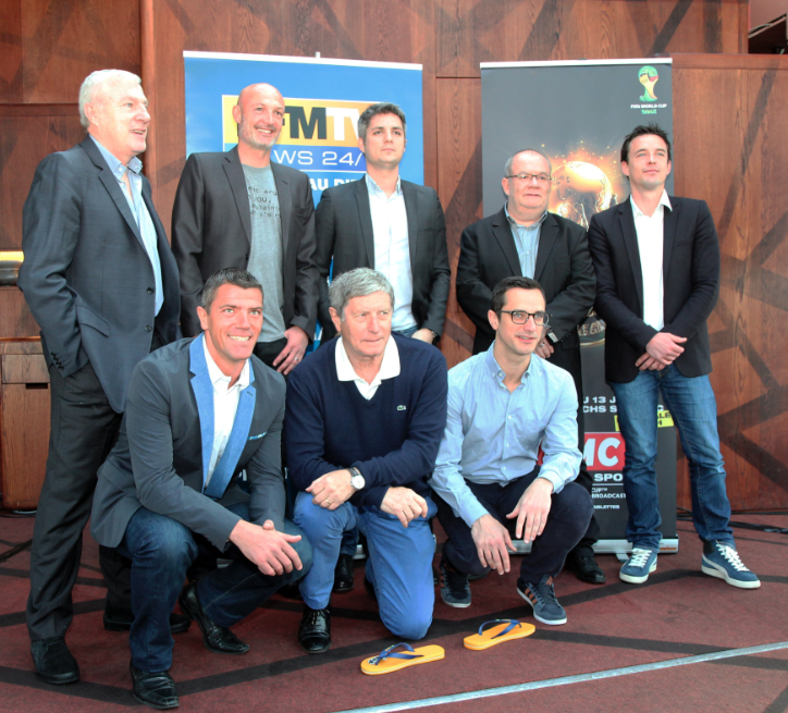 La Dream Team RMC qui couvrira la prochaine Coupe du monde au Brésil