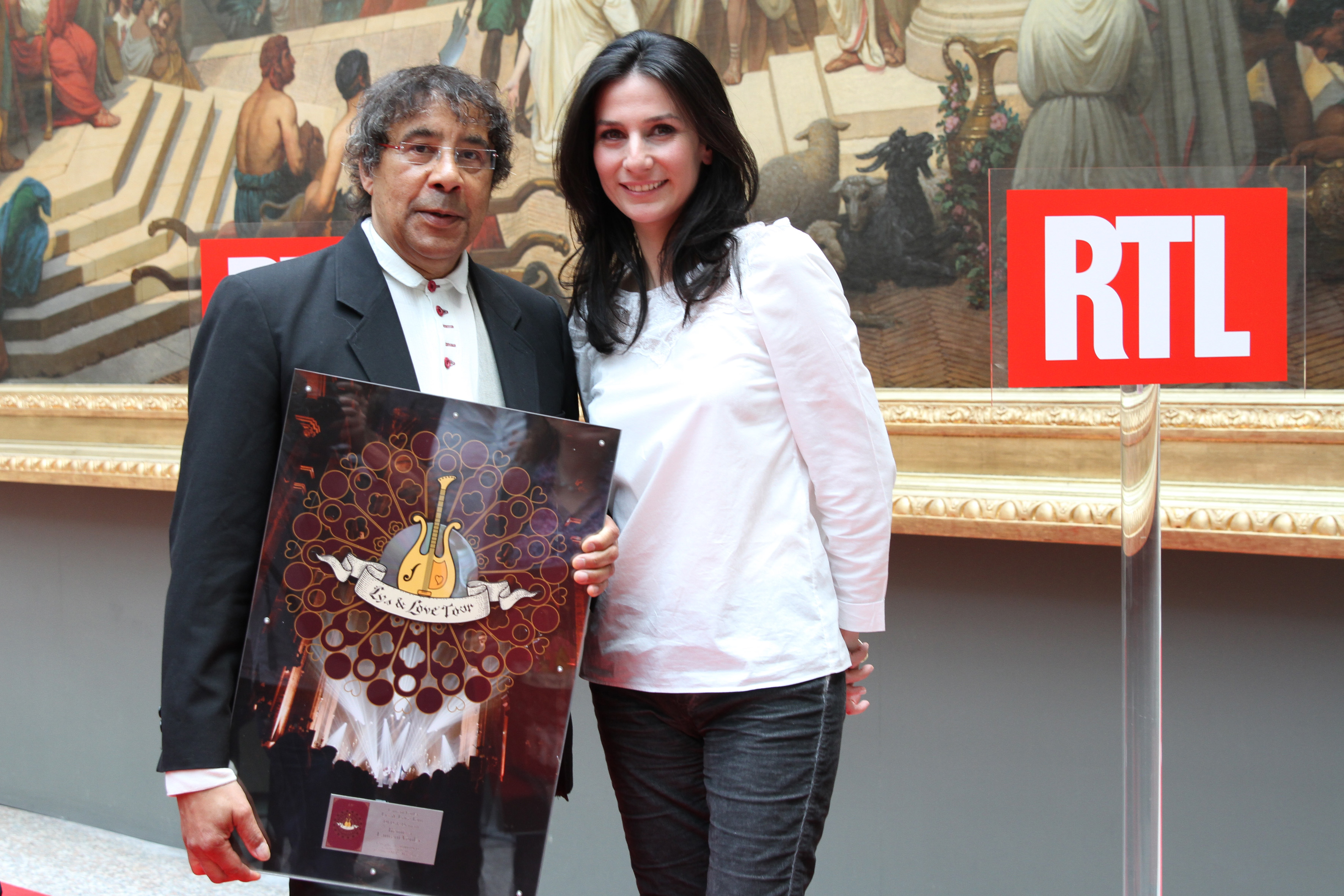 Laurent Voulzy avec Marie Drucker © Crédit Stéphane Cazard / Abacapress pour RTL