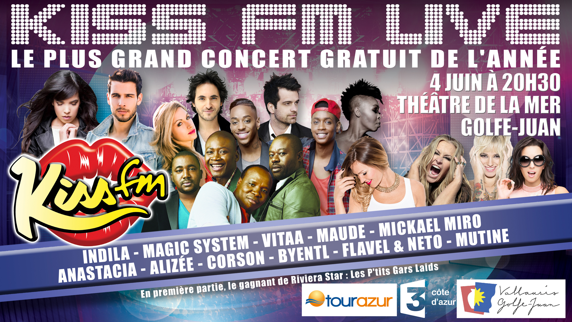 Les coulisses du Kiss FM Live