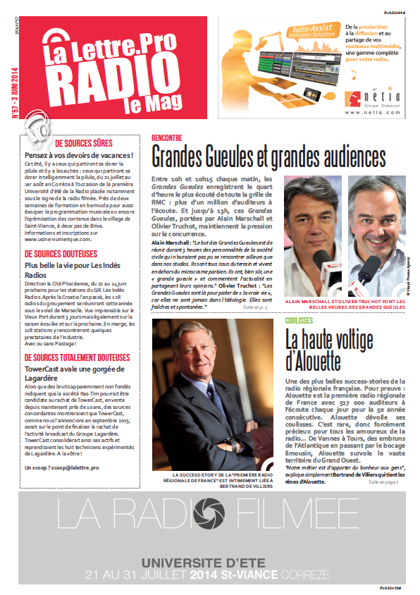 Cliquez ici pour consulter le N°57