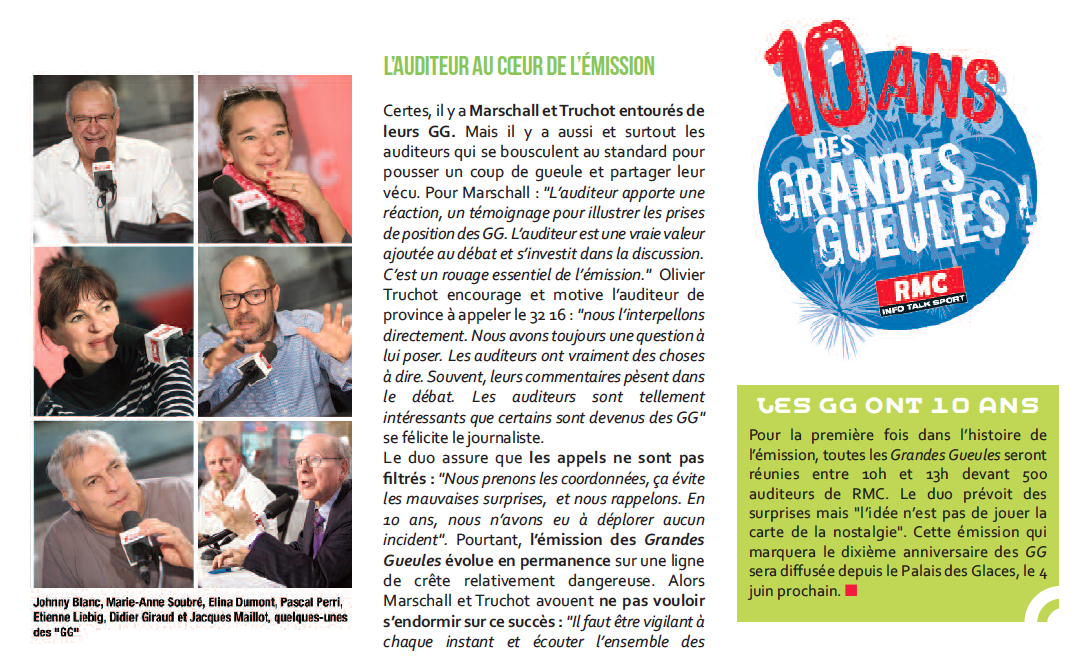 Bon anniversaire les GG !