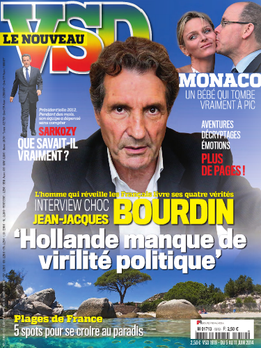 Bourdin fait la une de VSD