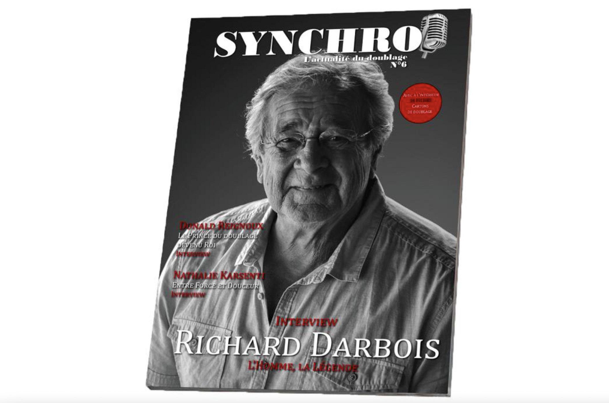 Richard Darbois fait la une du magazine "Synchro"