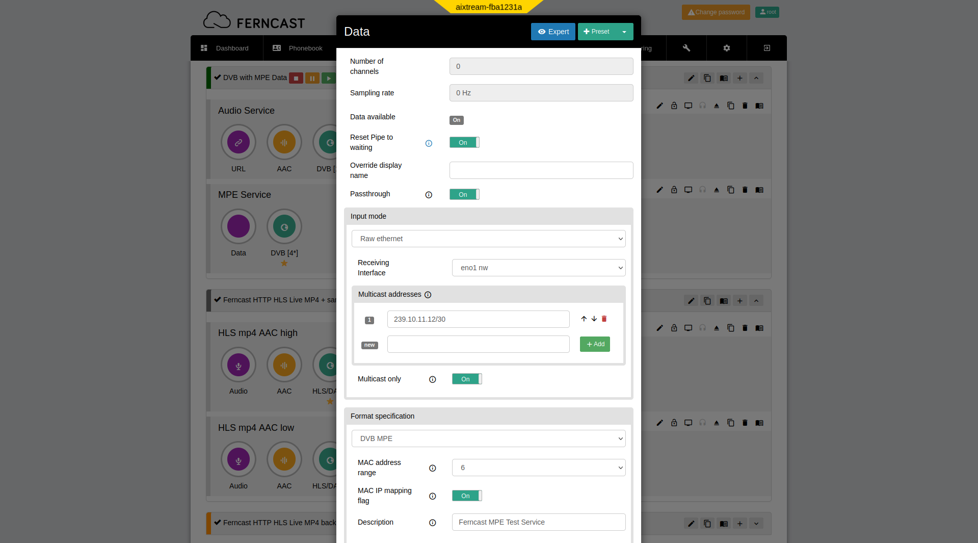 Ferncast : une nouvelle version 3.0 du logiciel aixtream