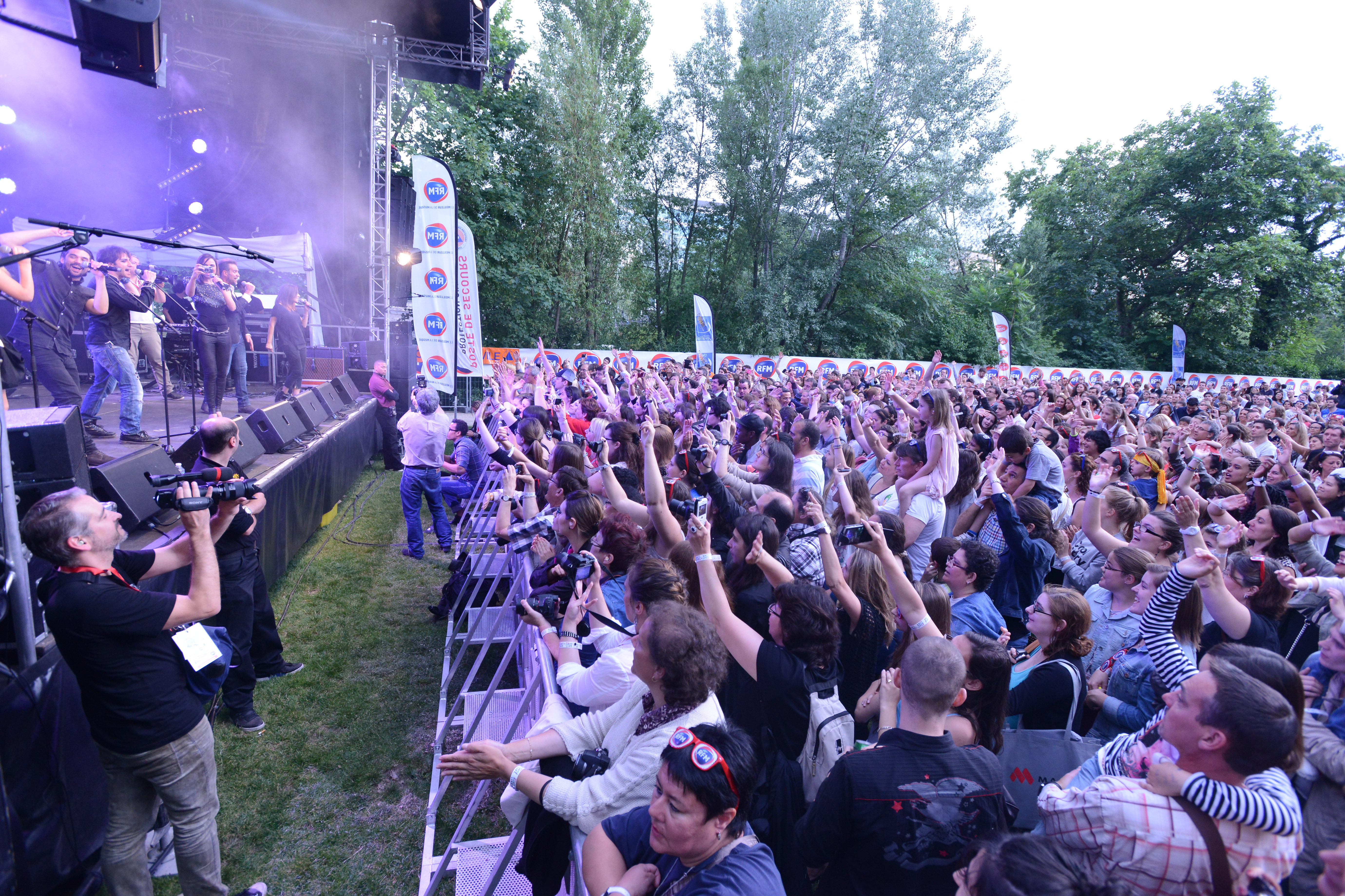 Mozart l’Opéra Rock devant les auditeurs de RFM  ® Vision by AG