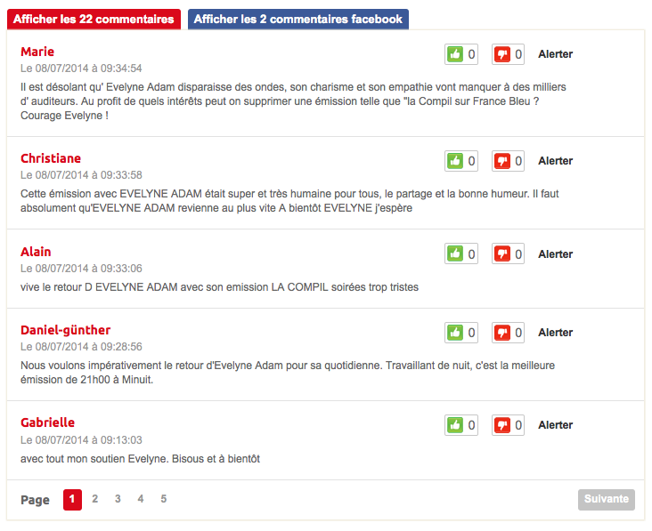 Une pétition pour le retour d'Evelyne Adam