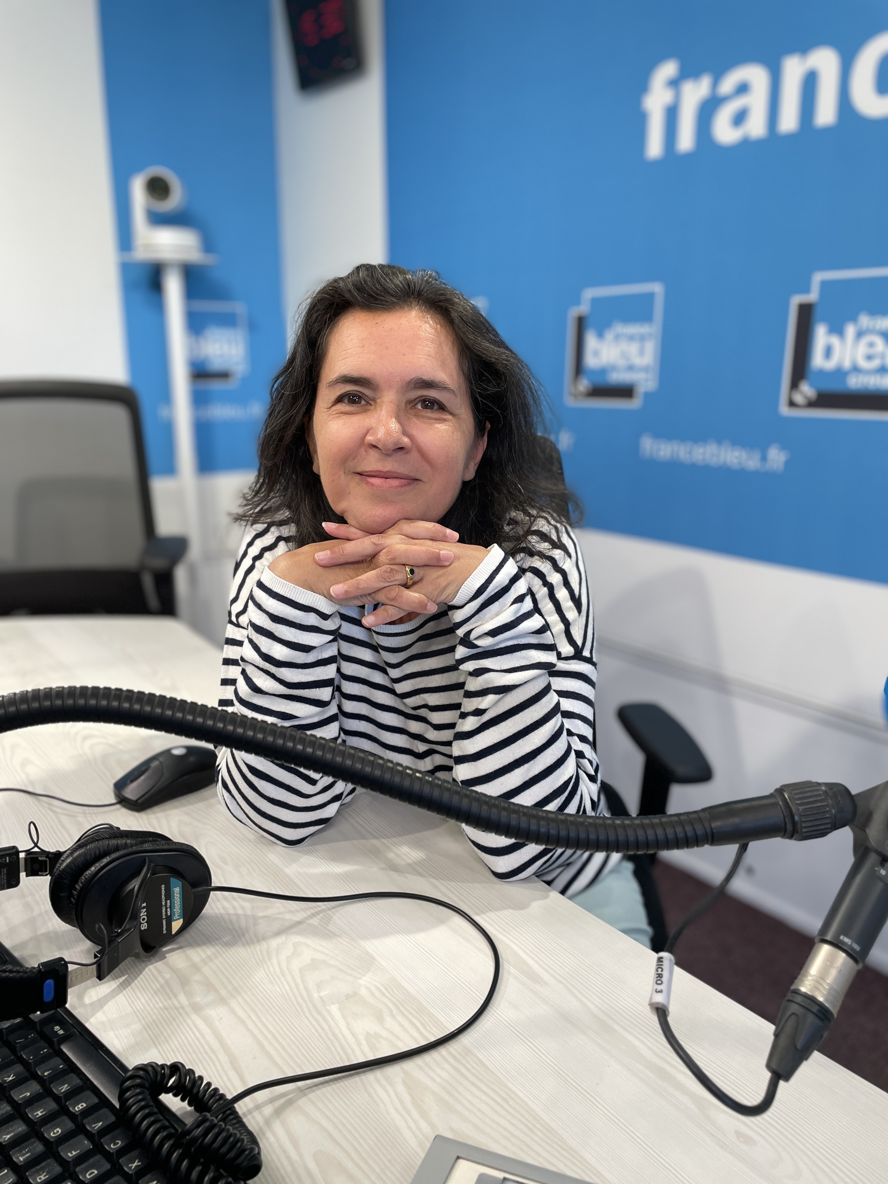 Depuis quatre ans, la Creusoise Chrystel Rouchon-Larrède dirige France Bleu Creuse. © François Dubois / France Bleu Creuse / Radio France.