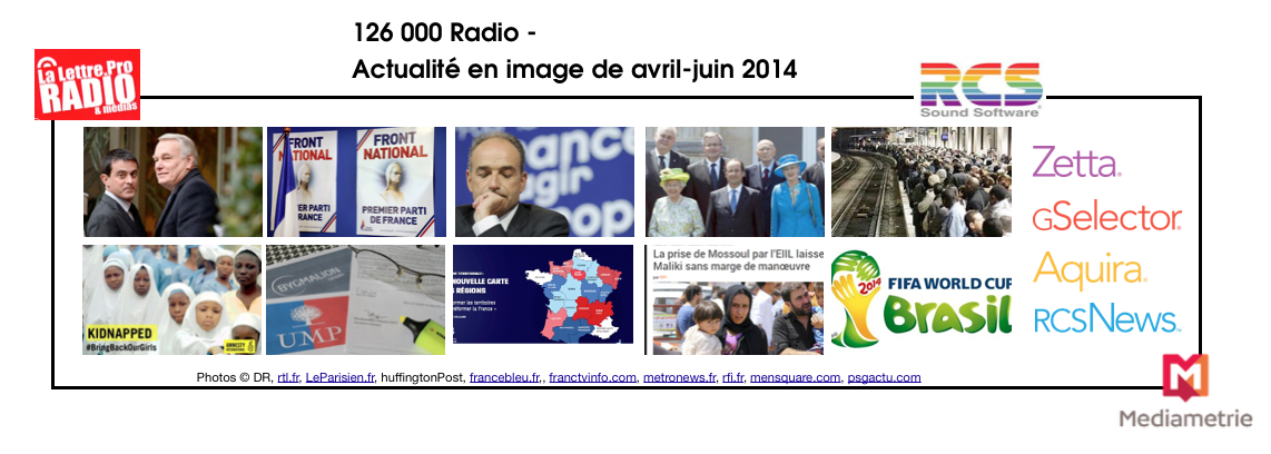 126 000 Radio - Les événements en images de la période Avril-Juin 2014