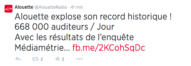 Ça va mieux en le twettant