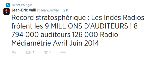 Ça va mieux en le twettant