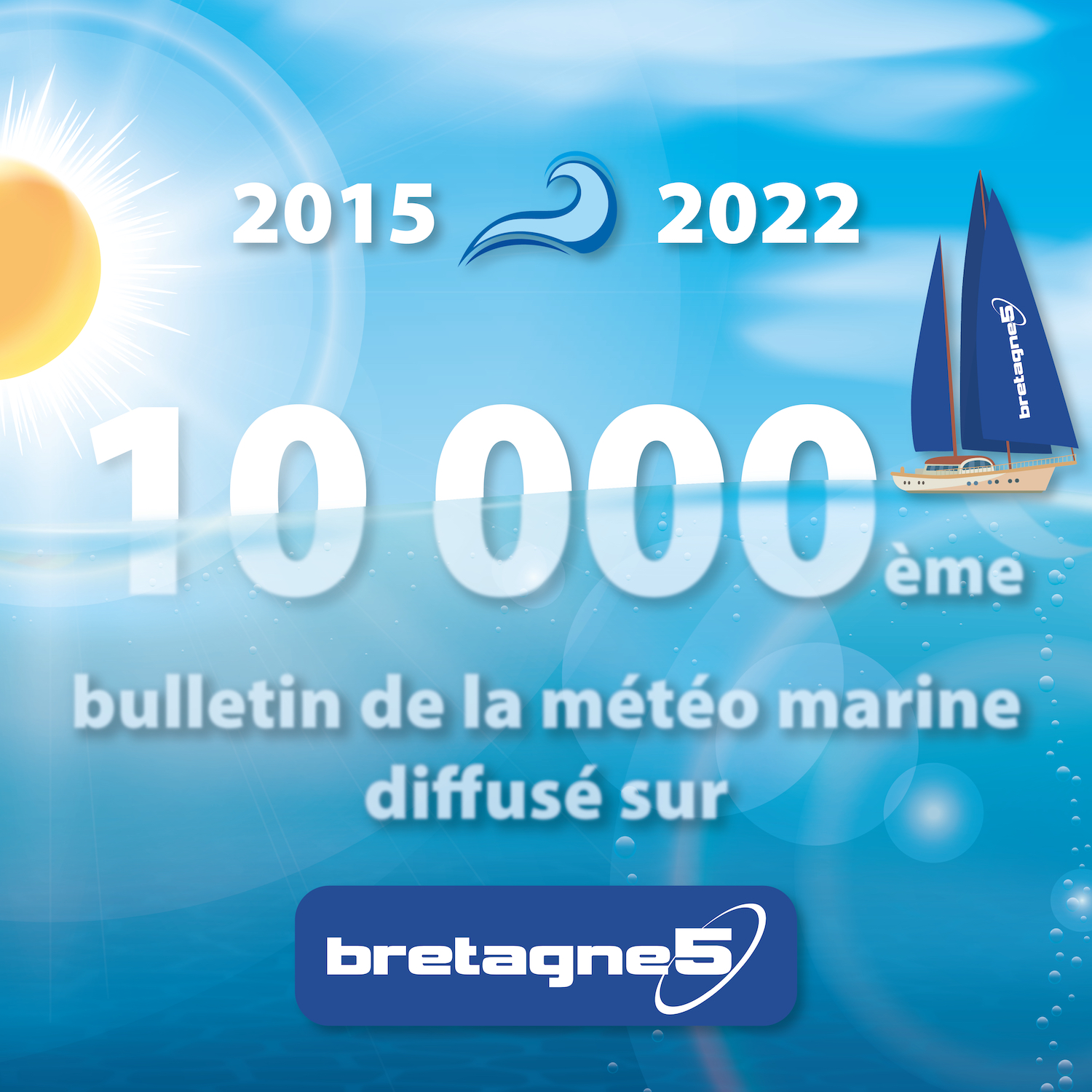 10 000e diffusion de la Météo Marine sur Bretagne 5