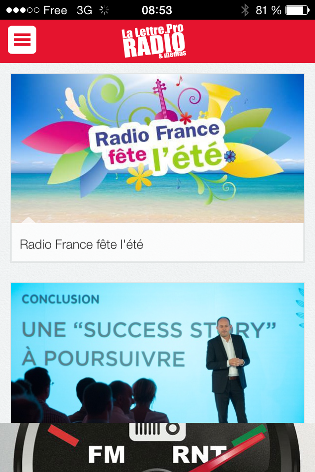 Recevez nos "alertes radio"