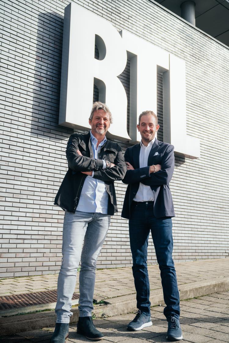 Frédéric Herbays et Guillaume Collard, directeur de RTL Belgium
