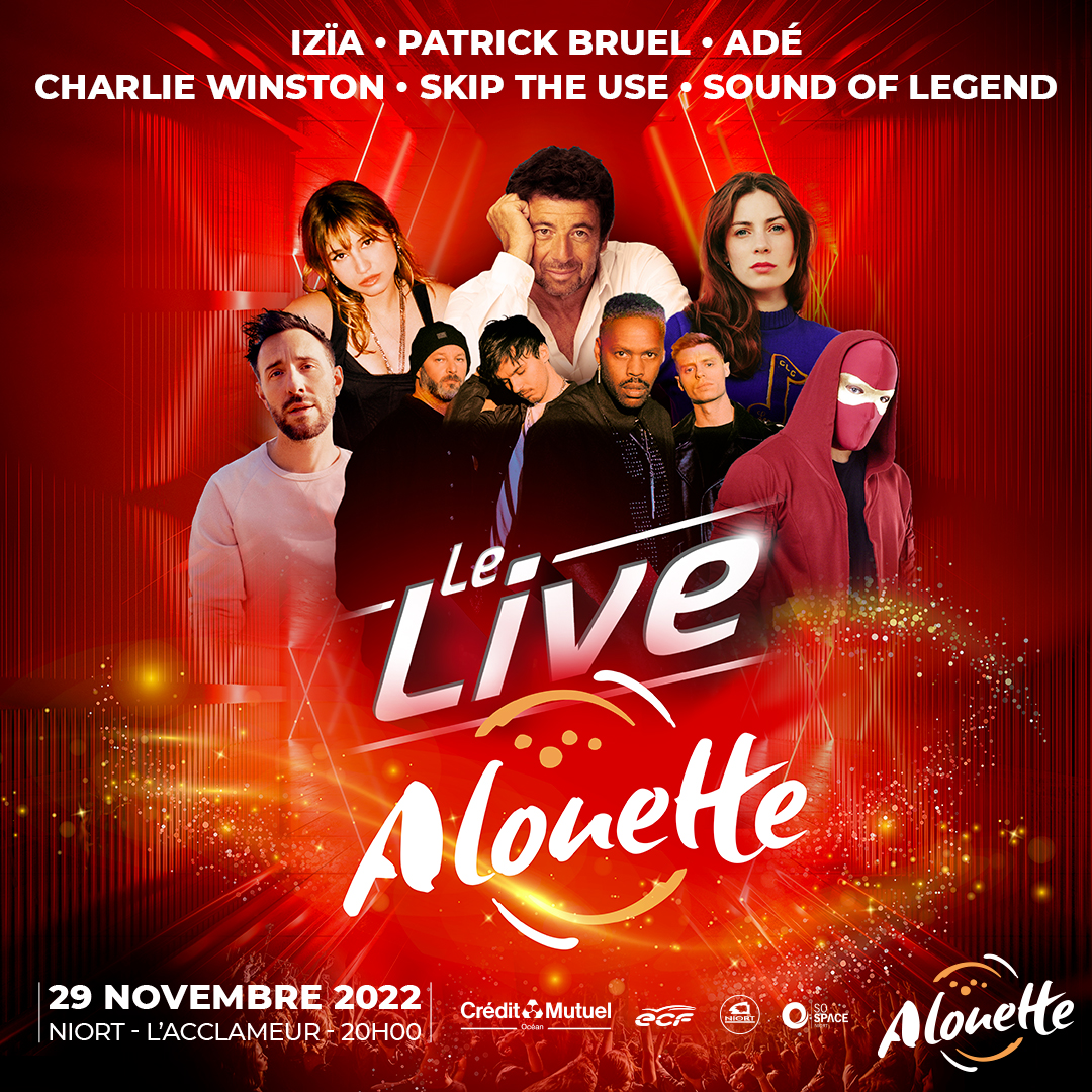 Alouette organise "Le Live Alouette" à Niort