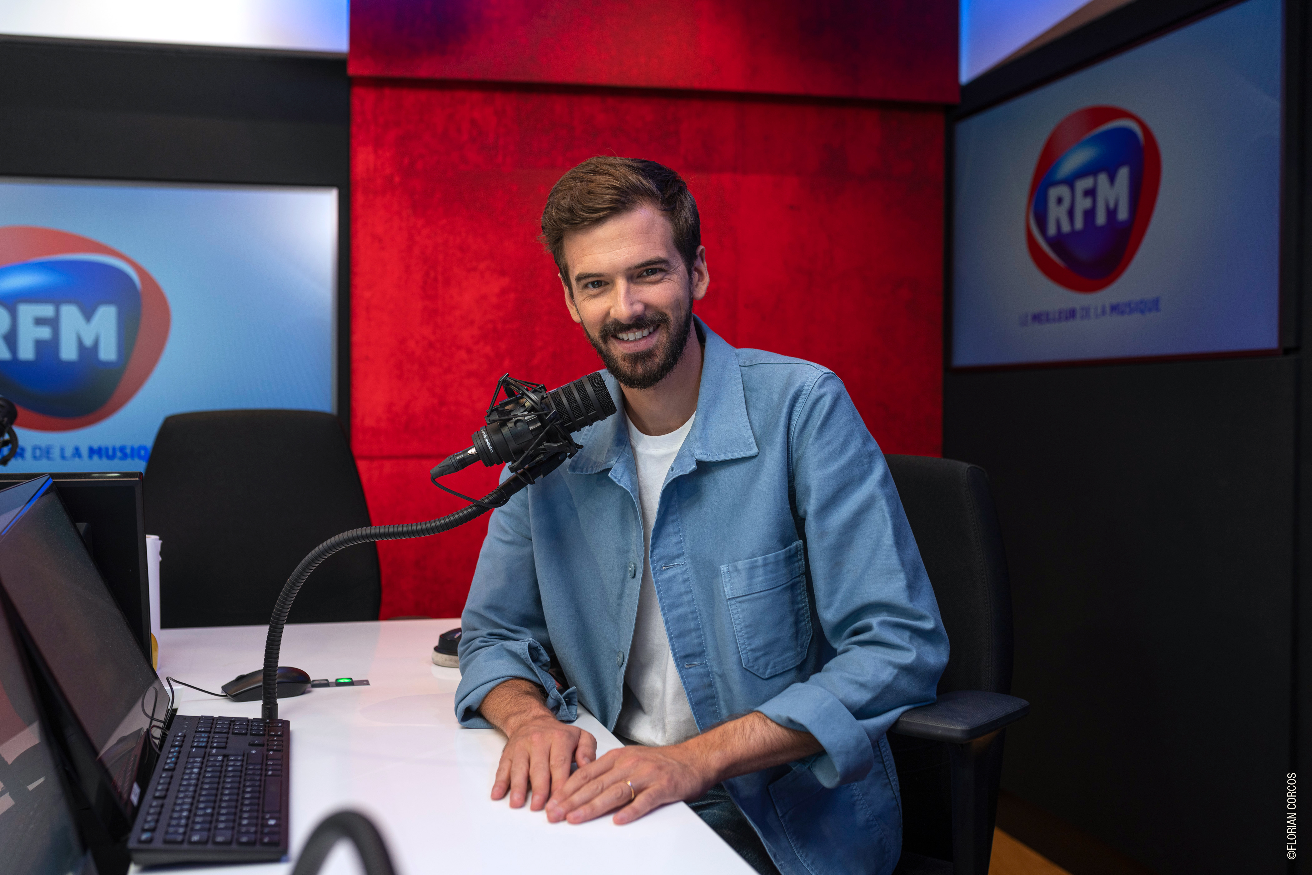 Marc-Antoine Le Bret officie sur RFM tous les matins de la semaine à 8h15. Crédit photo Florian Corcos / RFM.