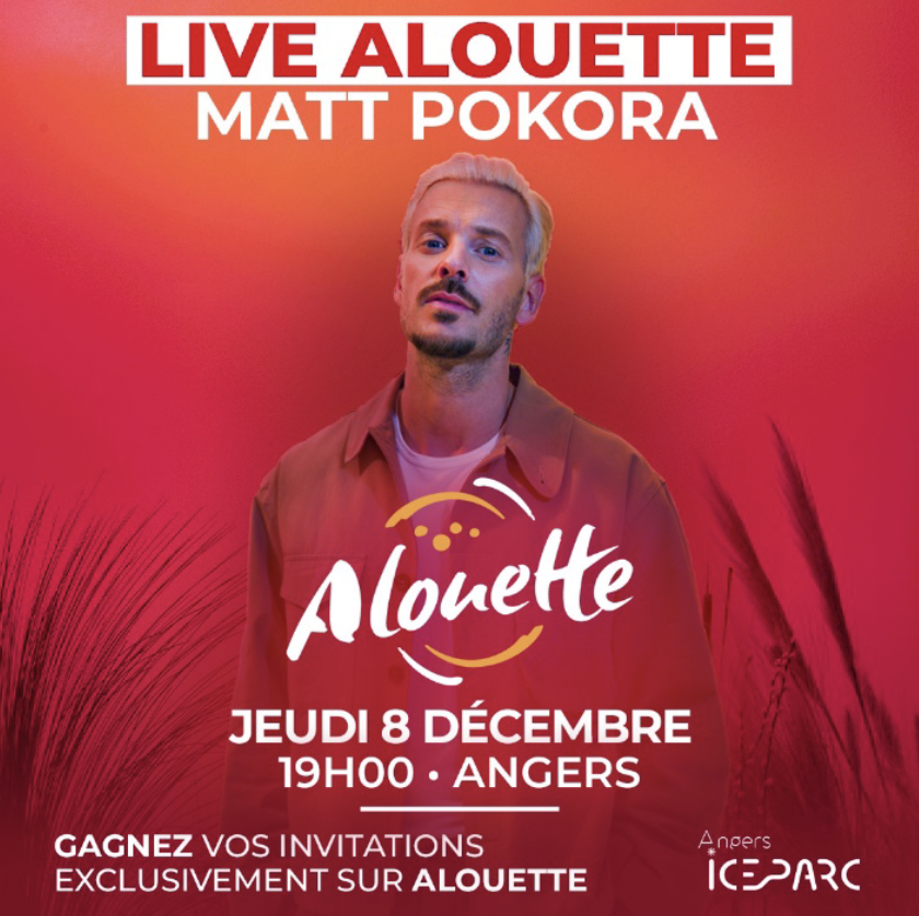 Alouette : un concert avec Matt Pokora