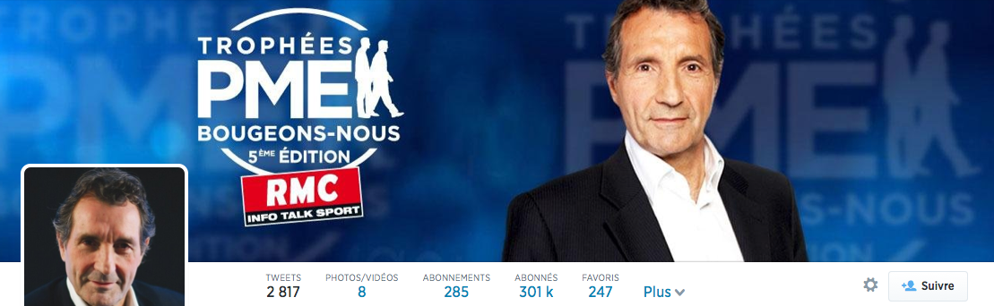 300 000 followers pour Bourdin