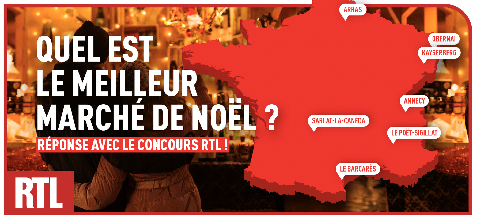 Les auditeurs de RTL vont élire le meilleur marché de Noël