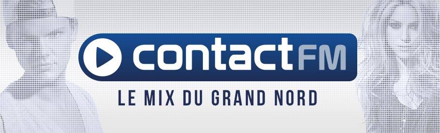 Nouvelle identité visuelle pour la station qui reprend son nom emblématique de Contact FM avec un logo bleu et épuré