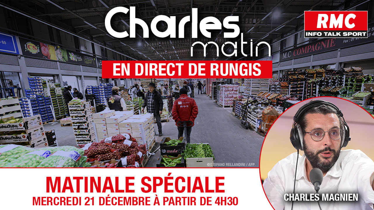 RMC : "Charles Matin" en direct de Rungis