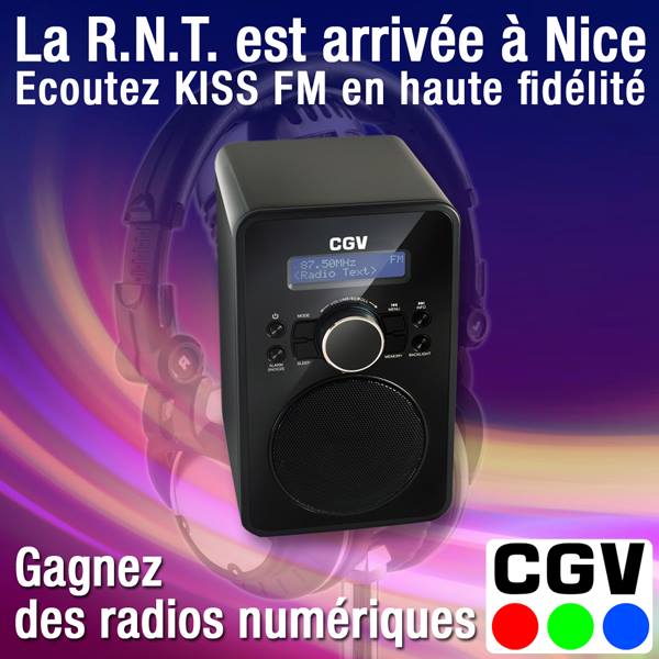 Kiss FM diffuse désormais en RNT