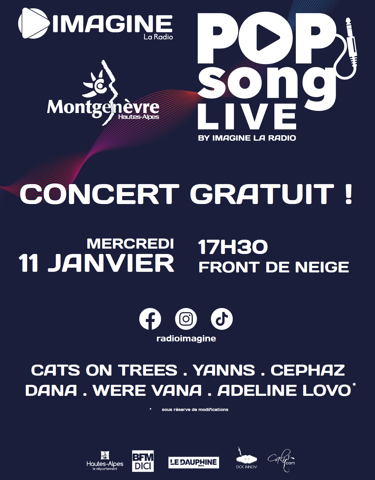 Imagine La Radio annonce le retour de son "Pop Song Live"