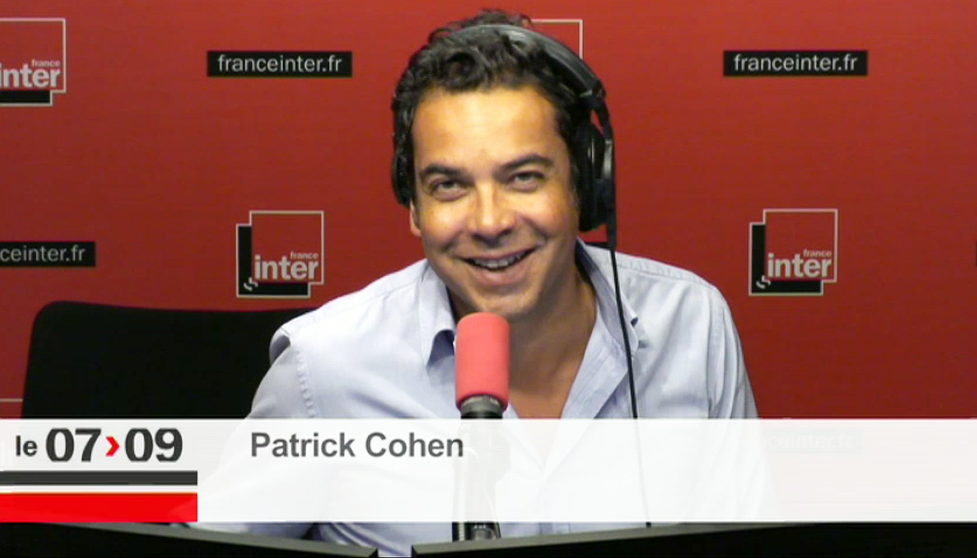 Le 07-09 de Patrick Cohen est un laboratoire parfait, pour Christophe Israël. "C'est un condensé de toutes les situations d'antenne."