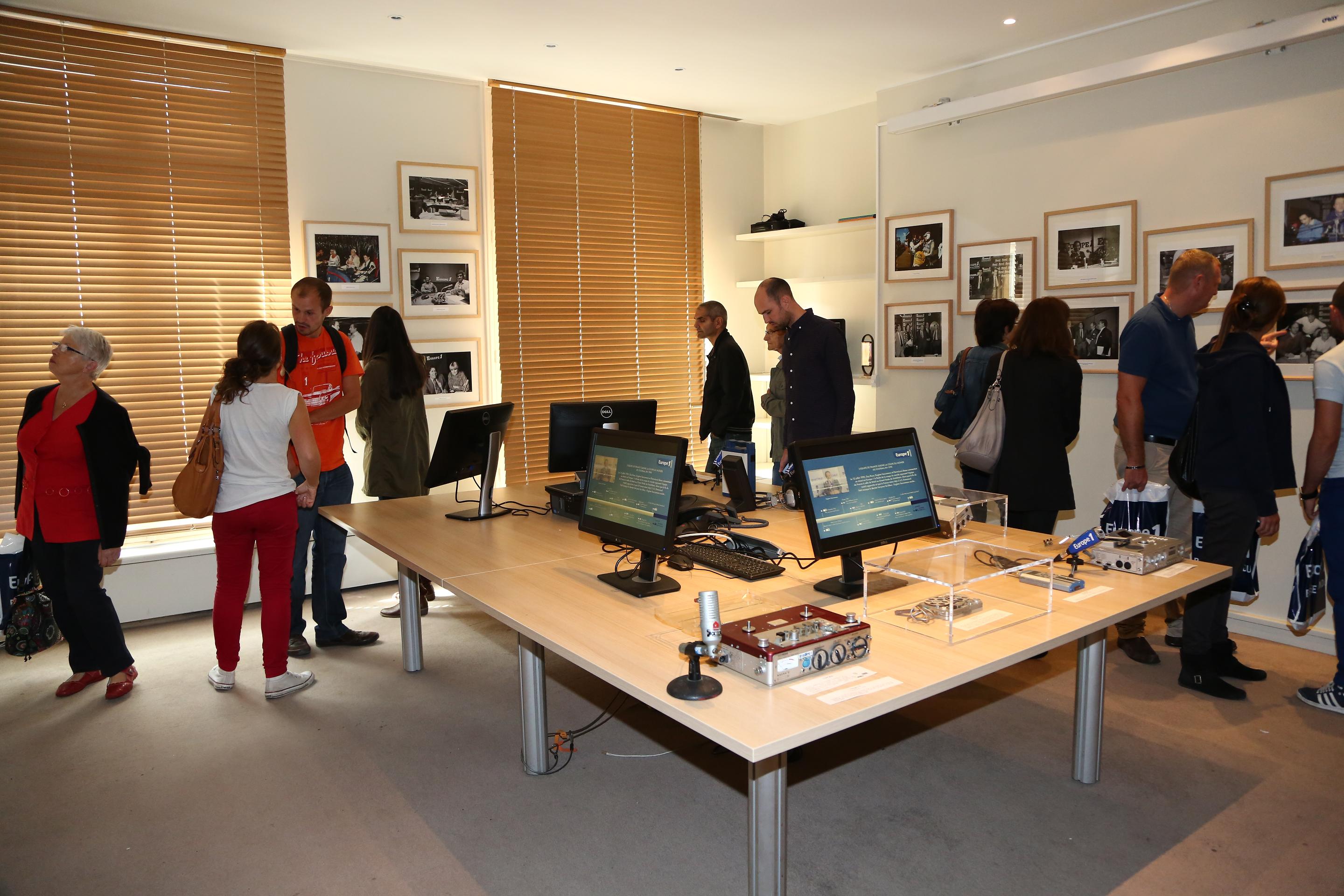 L'Exposition des archives d'Europe 1 © Wladimir Simic CAPA - Europe 1