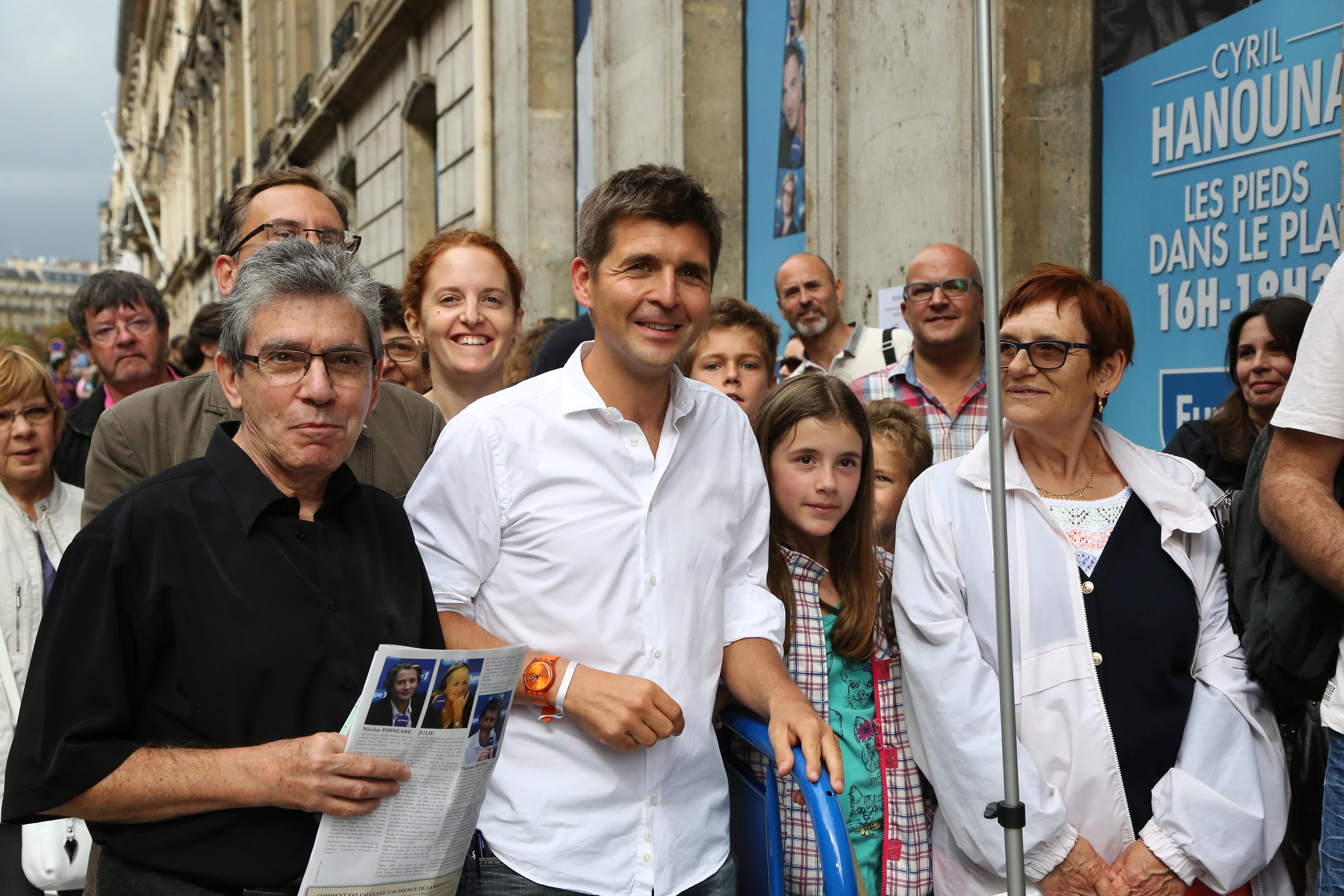 Thomas Sotto et les auditeurs © Wladimir Simic CAPA - Europe 1