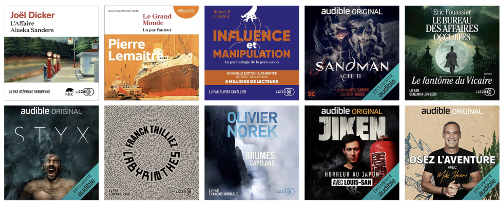 Les 10 meilleurs livres audio en français de 2020
