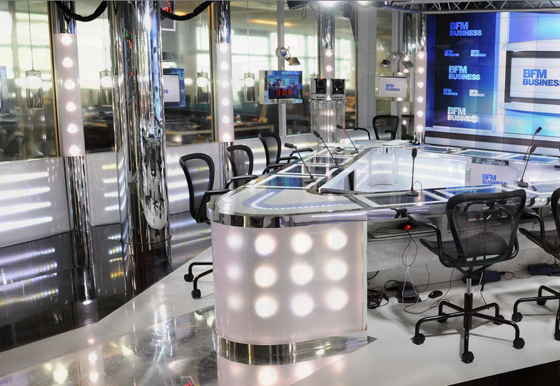 Les équipes de NextRadioTV ont acquis un véritable savoir-faire dans la réalisation de la radio filmée comme ici avec BFM Business
