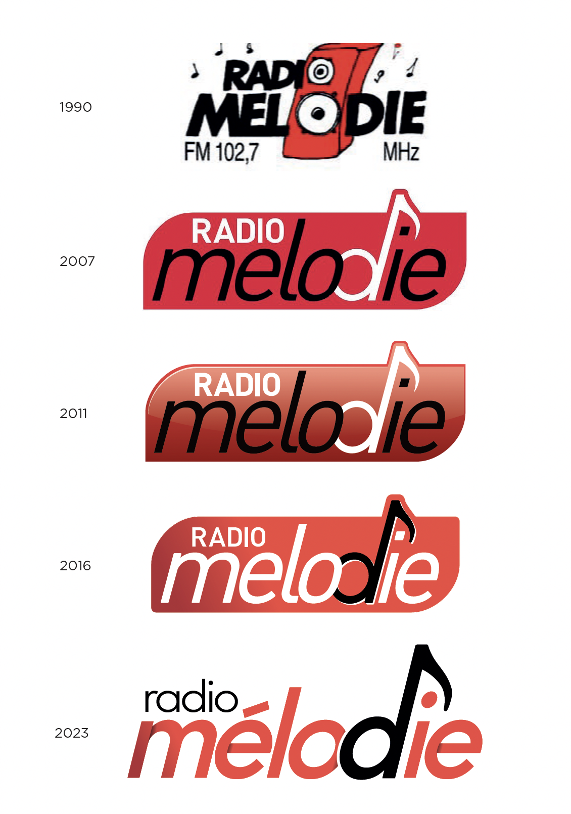 Radio Mélodie a dévoilé son nouveau logo