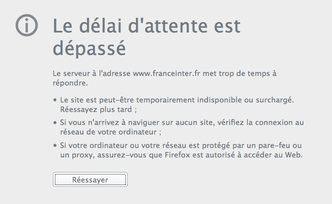 Les sites de France Inter et de France Info piratés