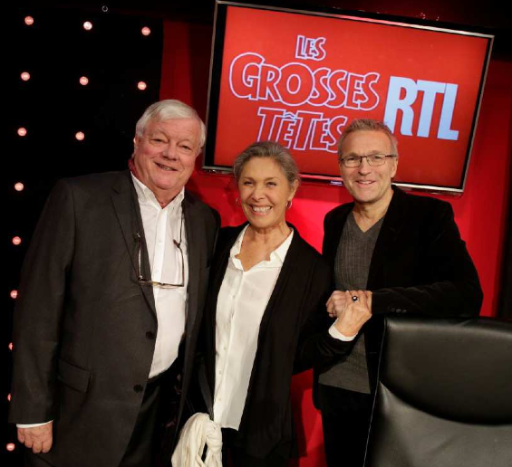 Fabrice, Sophie Garel et Laurent Ruquier © Jérôme Dominé - Abacapress - RTL